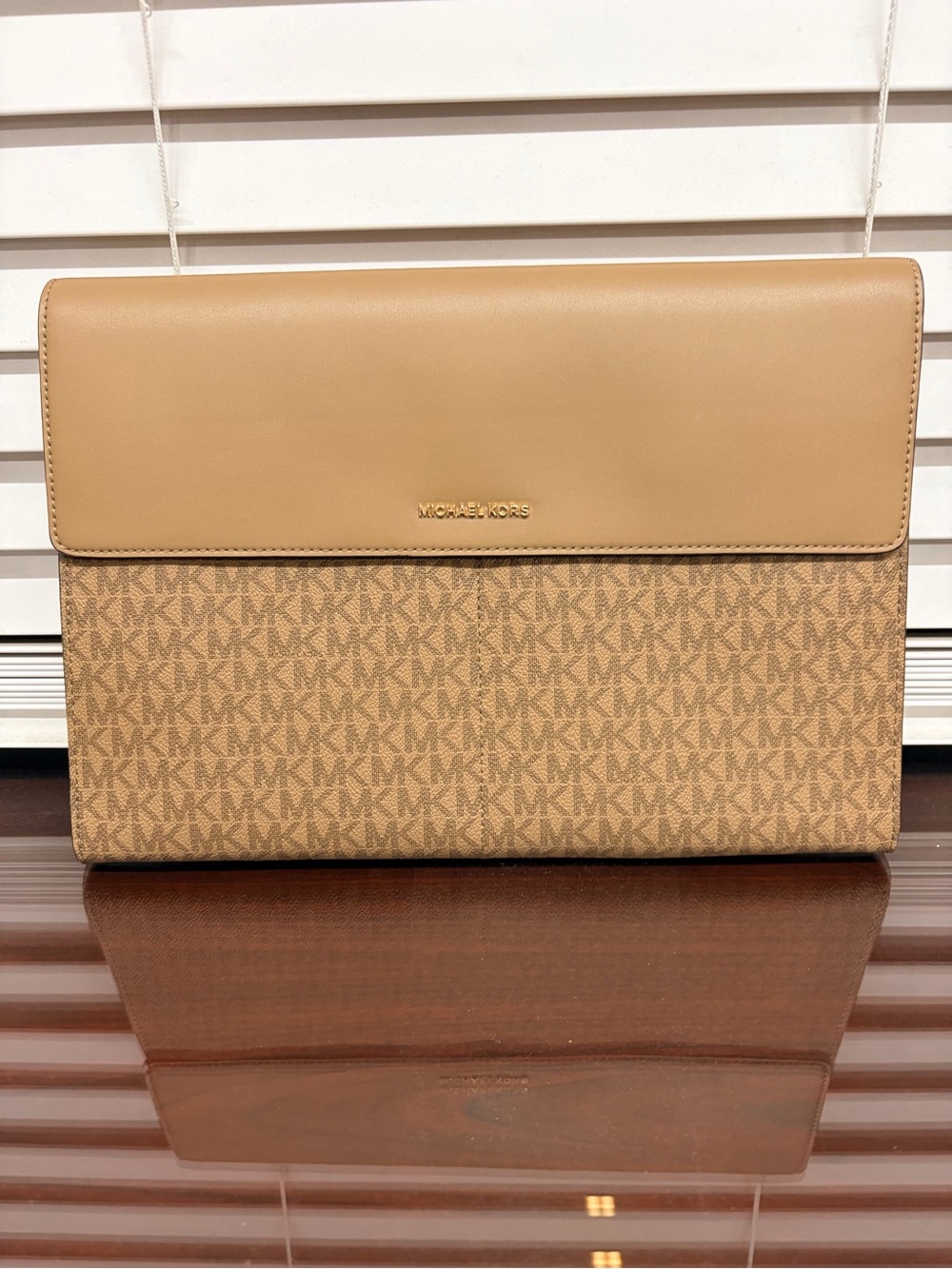 Michael Kors Signature Monogram Jet Set Laptop Sleeve
